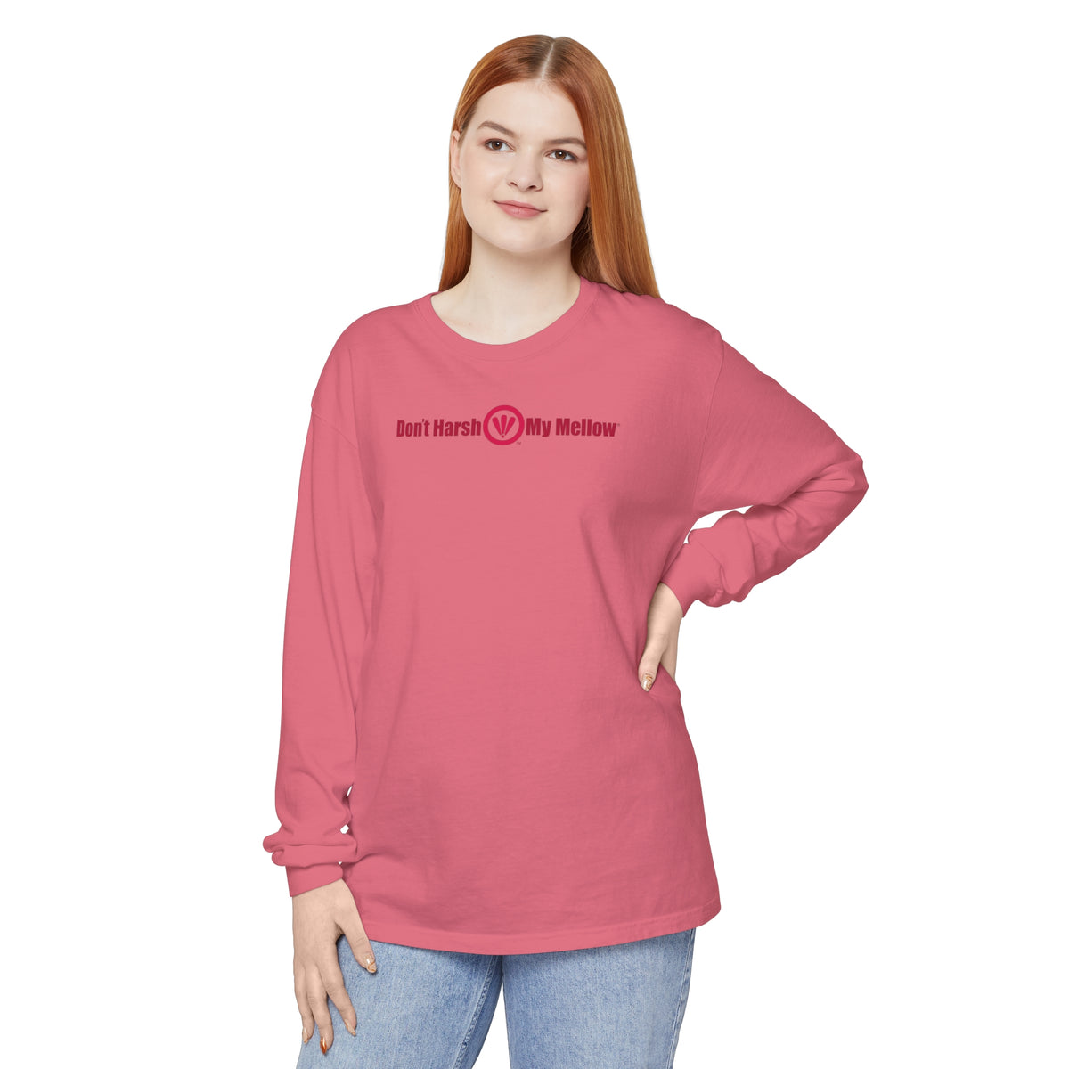 Women's Garment-dyed Long Sleeve T-Shirt