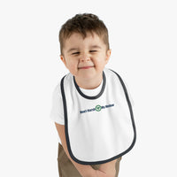 Baby Contrast Trim Jersey Bib