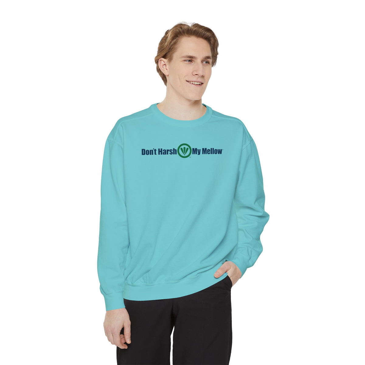 Kleidungsstückgefärbtes Sweatshirt für Herren 