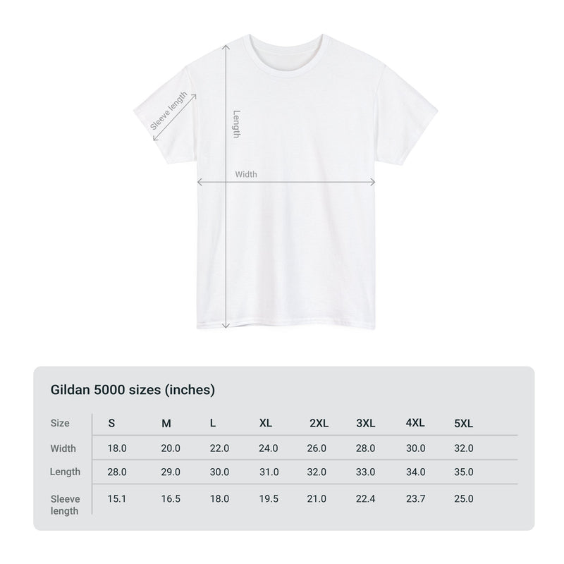 Lebe nach den Gesetzen von Mellowizm™ Unisex Heavy Cotton T-Shirt