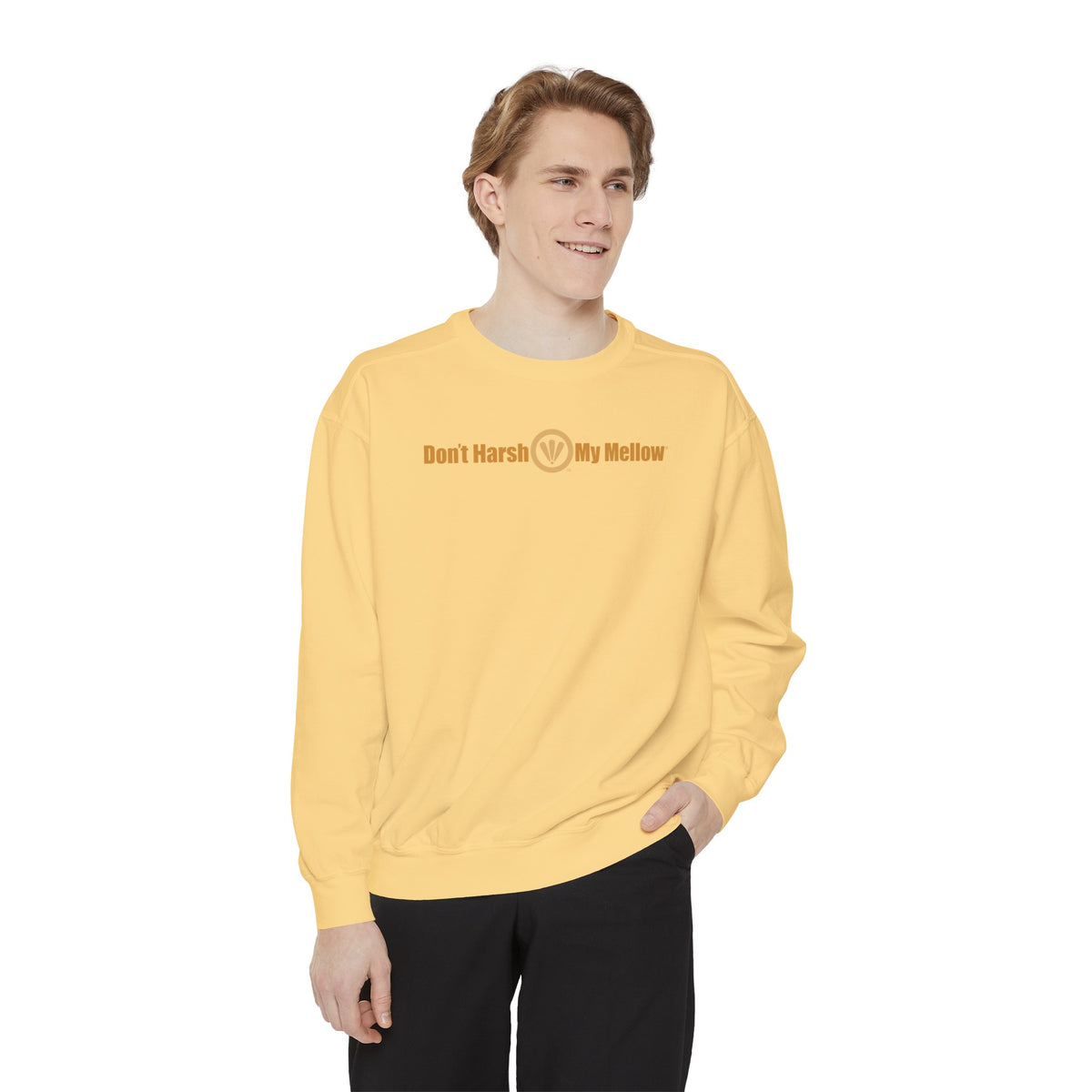 Kleidungsstückgefärbtes Sweatshirt für Herren 