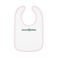 Baby Contrast Trim Jersey Bib