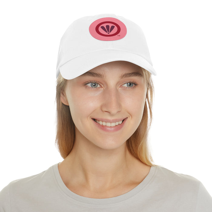 Women's Leather Patch Hat