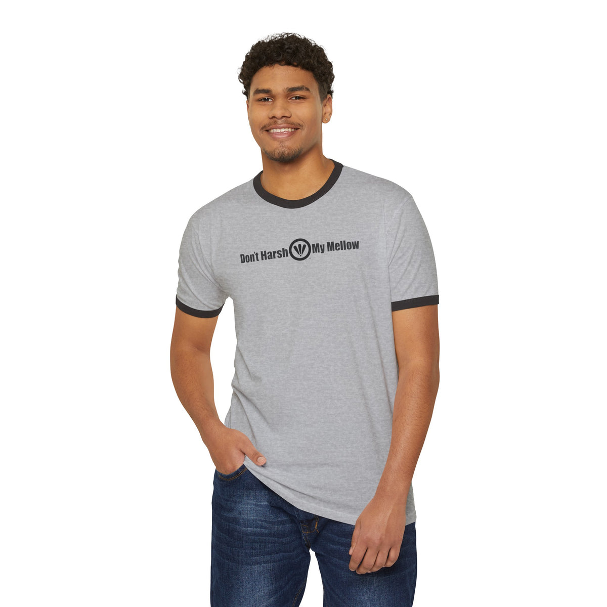 T-shirt en coton à rayures pour homme 