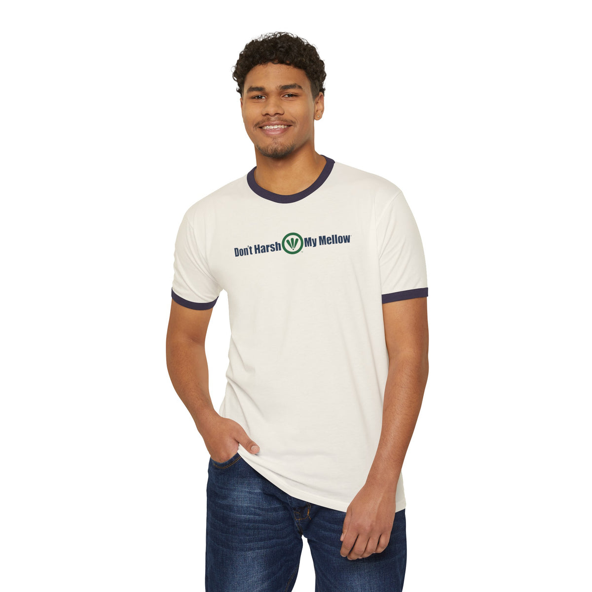 T-shirt en coton à rayures pour homme 