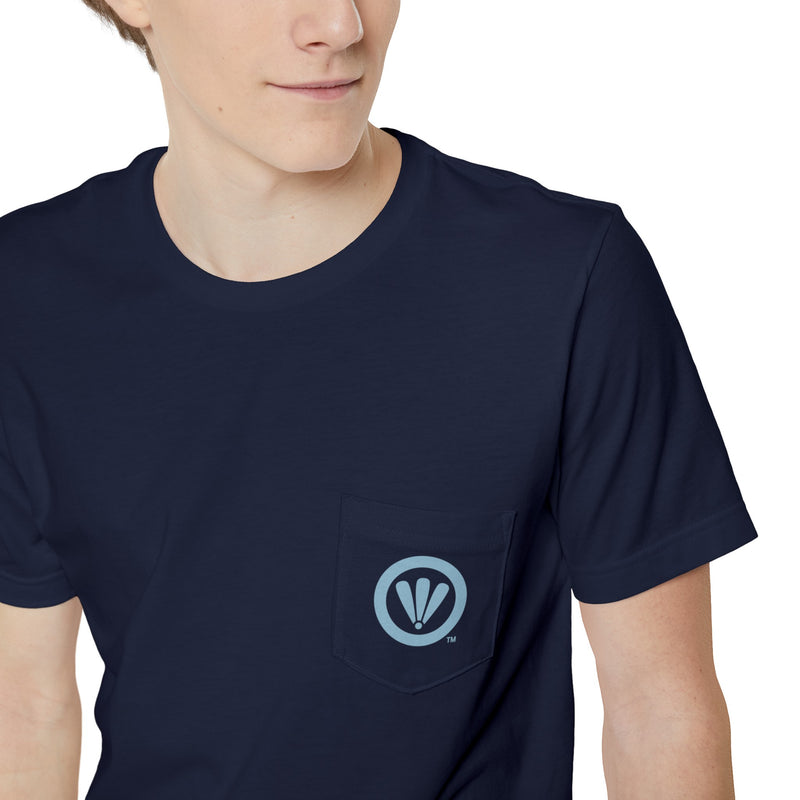 Herren-T-Shirt mit Tasche 