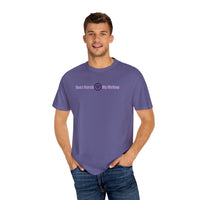 T-shirt teint en pièce pour homme 