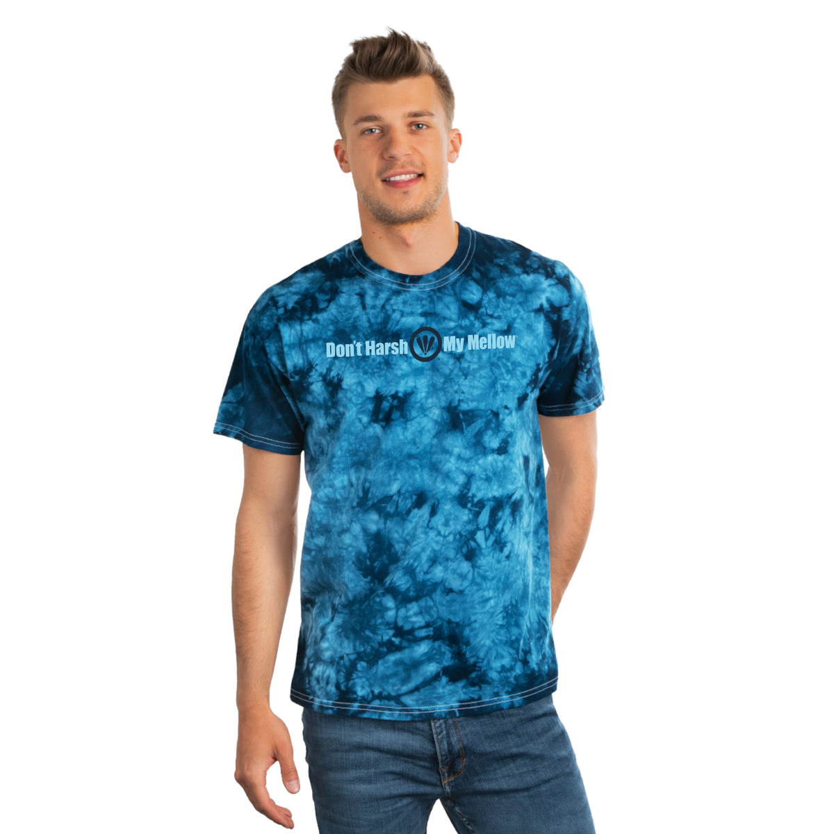 Men's Tie-Dye Crystal Tee