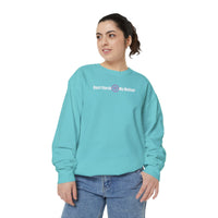 Sweat-shirt teint en pièce pour femme 