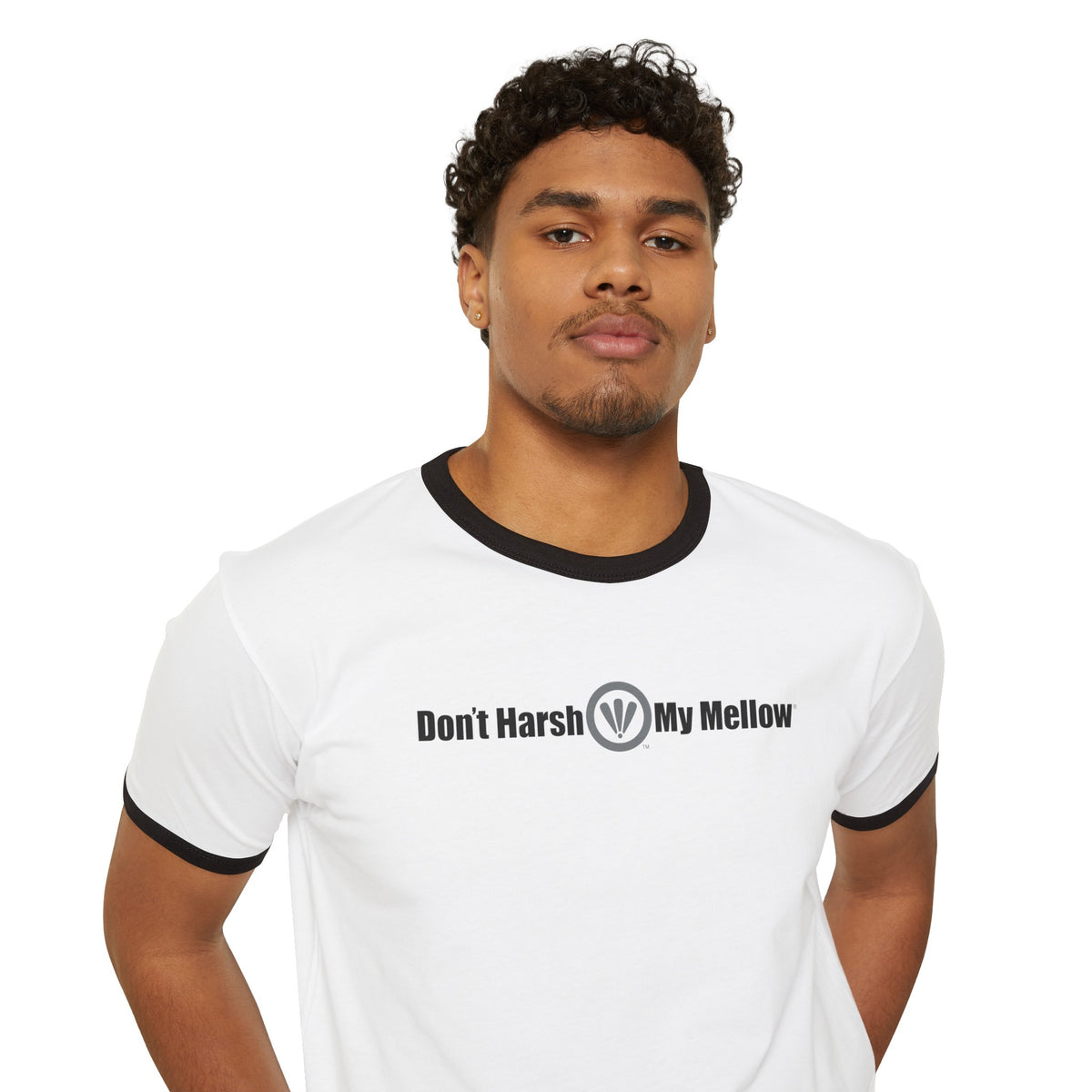 T-shirt en coton à rayures pour homme 