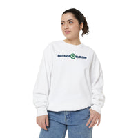 Sweat-shirt teint en pièce pour femme 