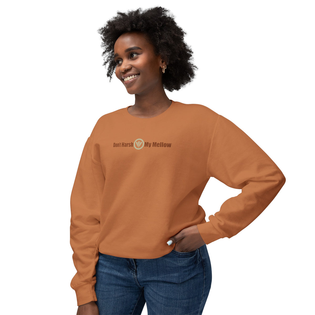 Leichtes Rundhals-Sweatshirt für Damen