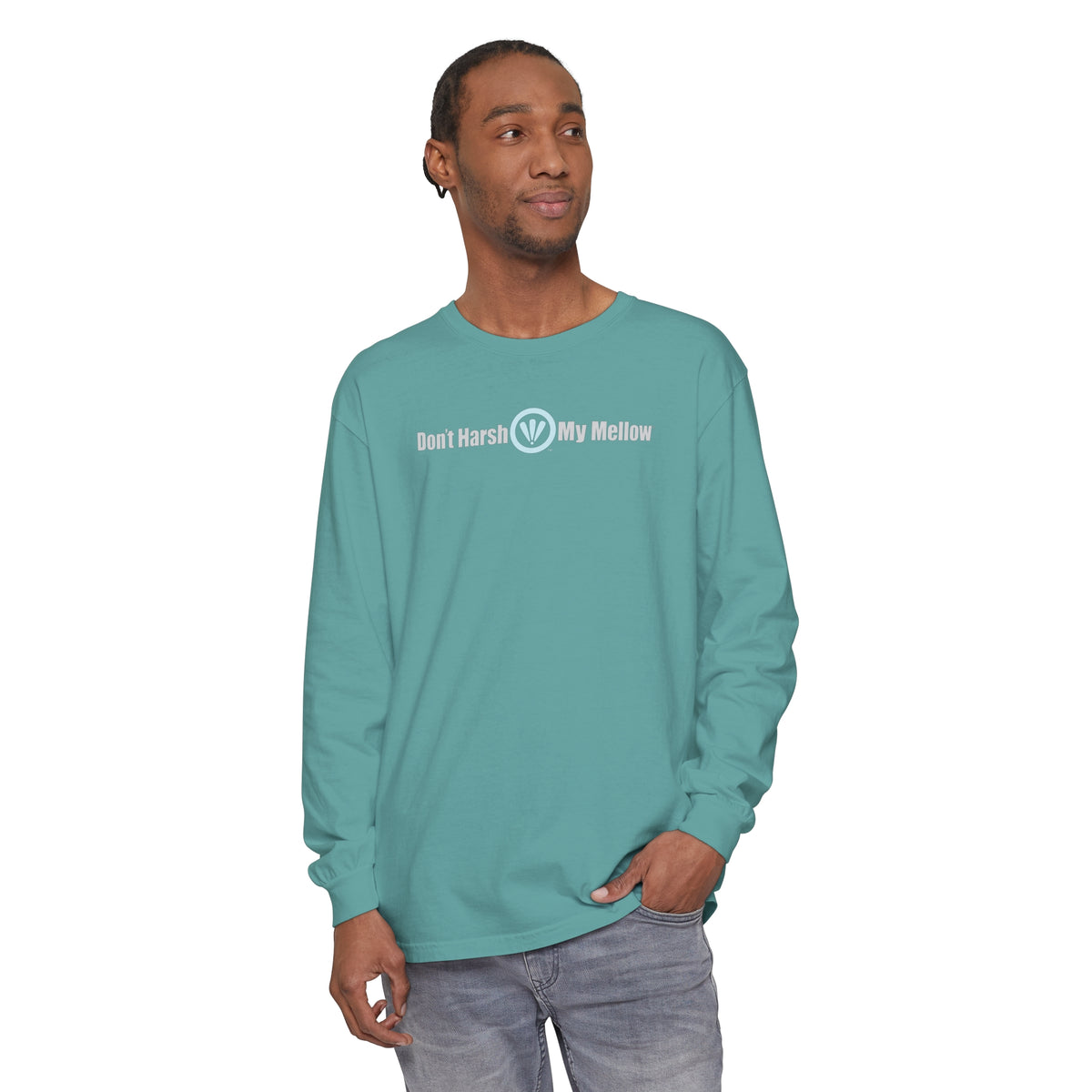 Men's Garment-dyed Long Sleeve T-Shirt