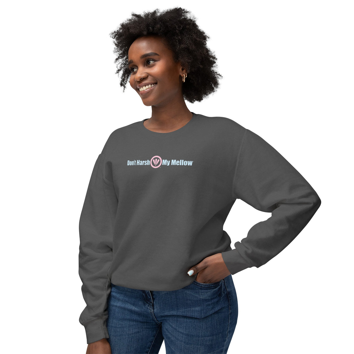 Sweat-shirt ras du cou léger pour femme