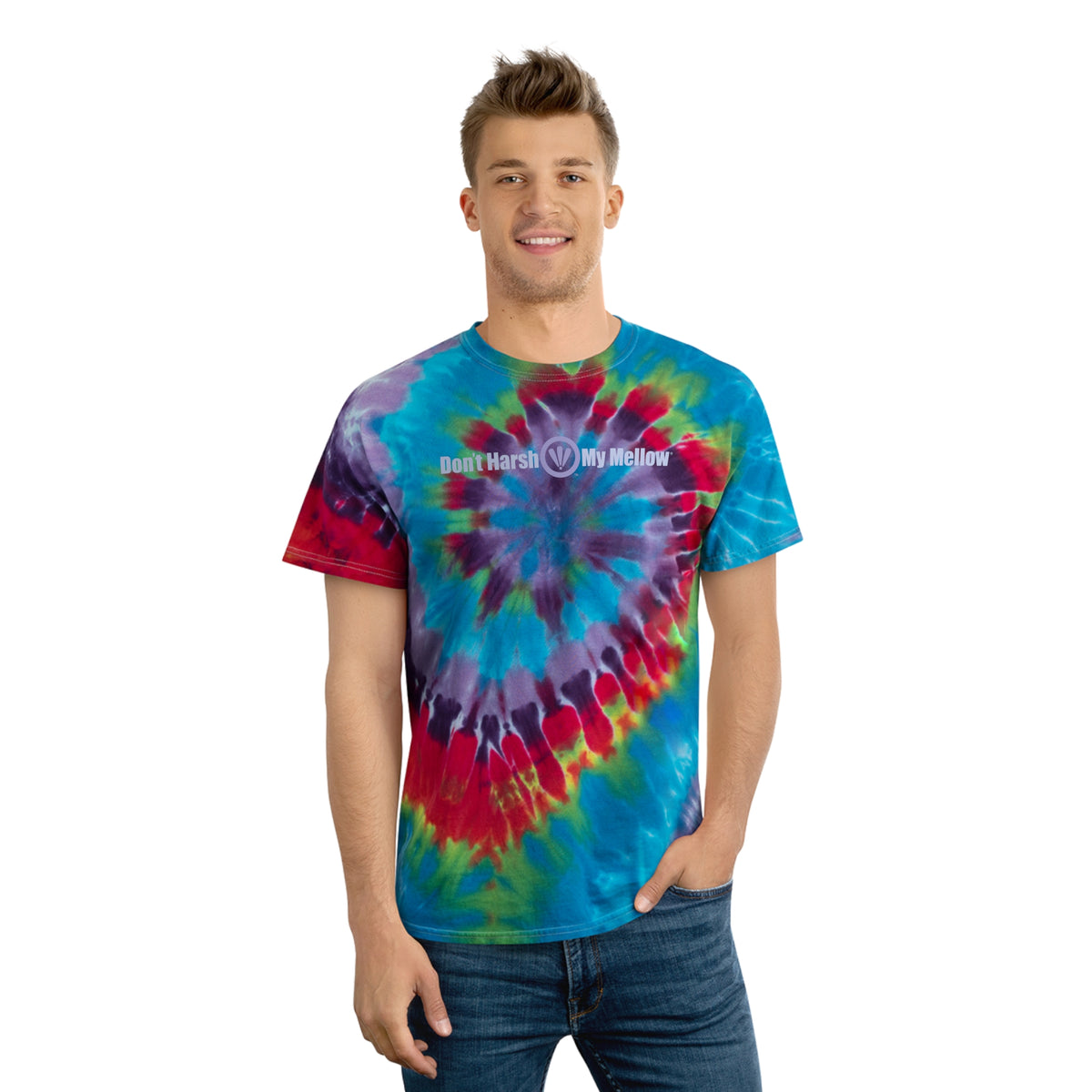 Men's Tie-Dye Spiral Tee