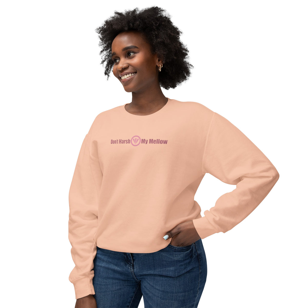 Sweat-shirt ras du cou léger pour femme