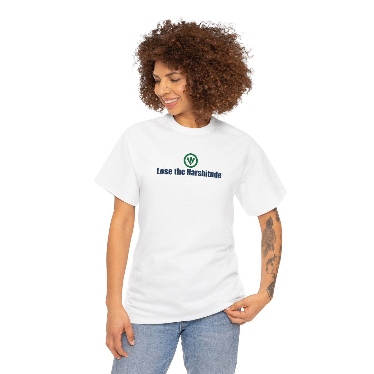 Lose the Harshitude™ Unisex Heavy Cotton Tee