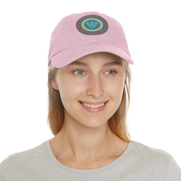 Women's Leather Patch Hat