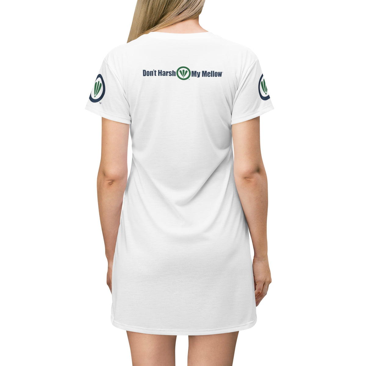 T-Shirt-Kleid mit Logo auf der Vorderseite 