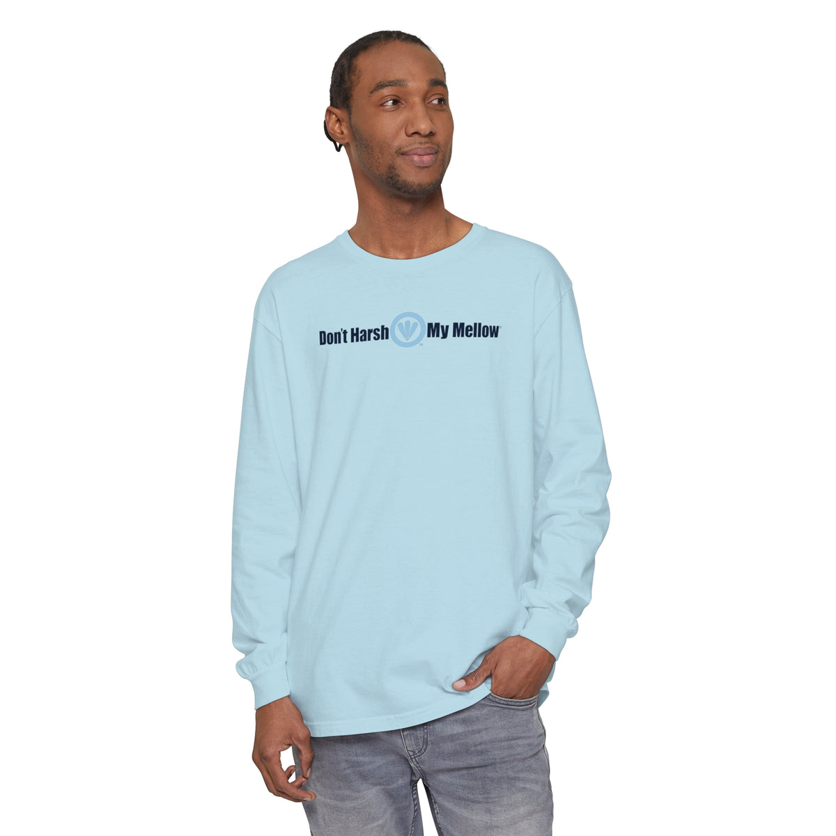 Men's Garment-dyed Long Sleeve T-Shirt