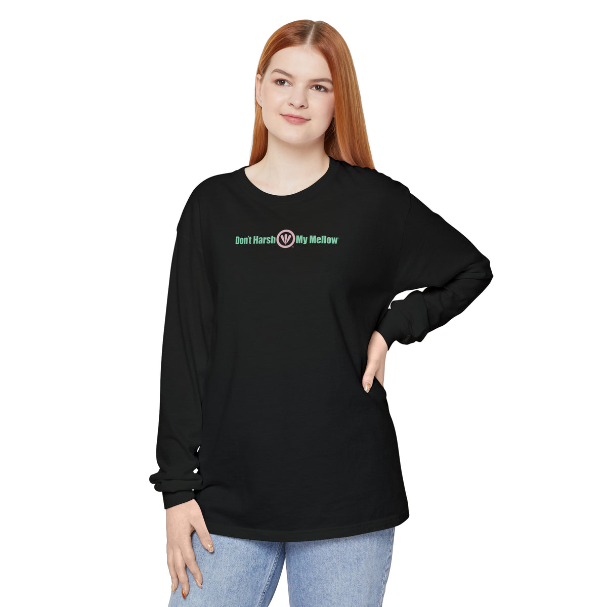 Women's Garment-dyed Long Sleeve T-Shirt