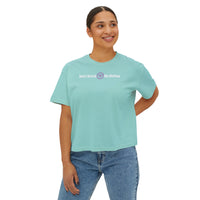 Pigmentgefärbtes Boxy-T-Shirt für Damen 