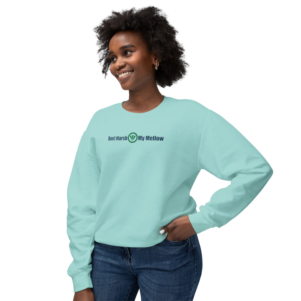 Sweat-shirt ras du cou léger pour femme