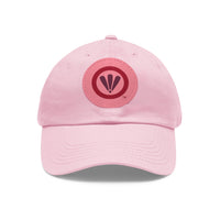 Women's Leather Patch Hat