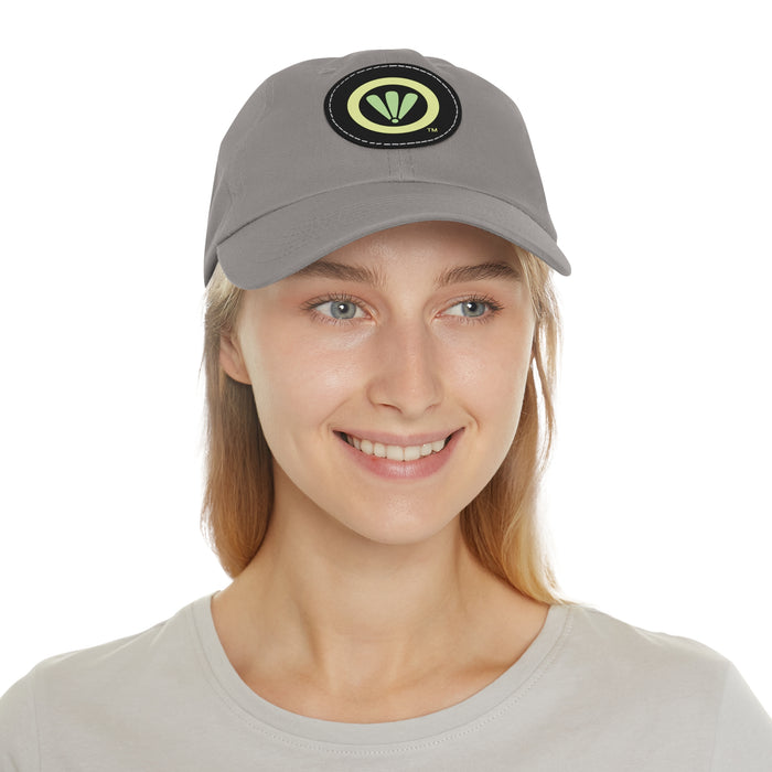 Women's Leather Patch Hat