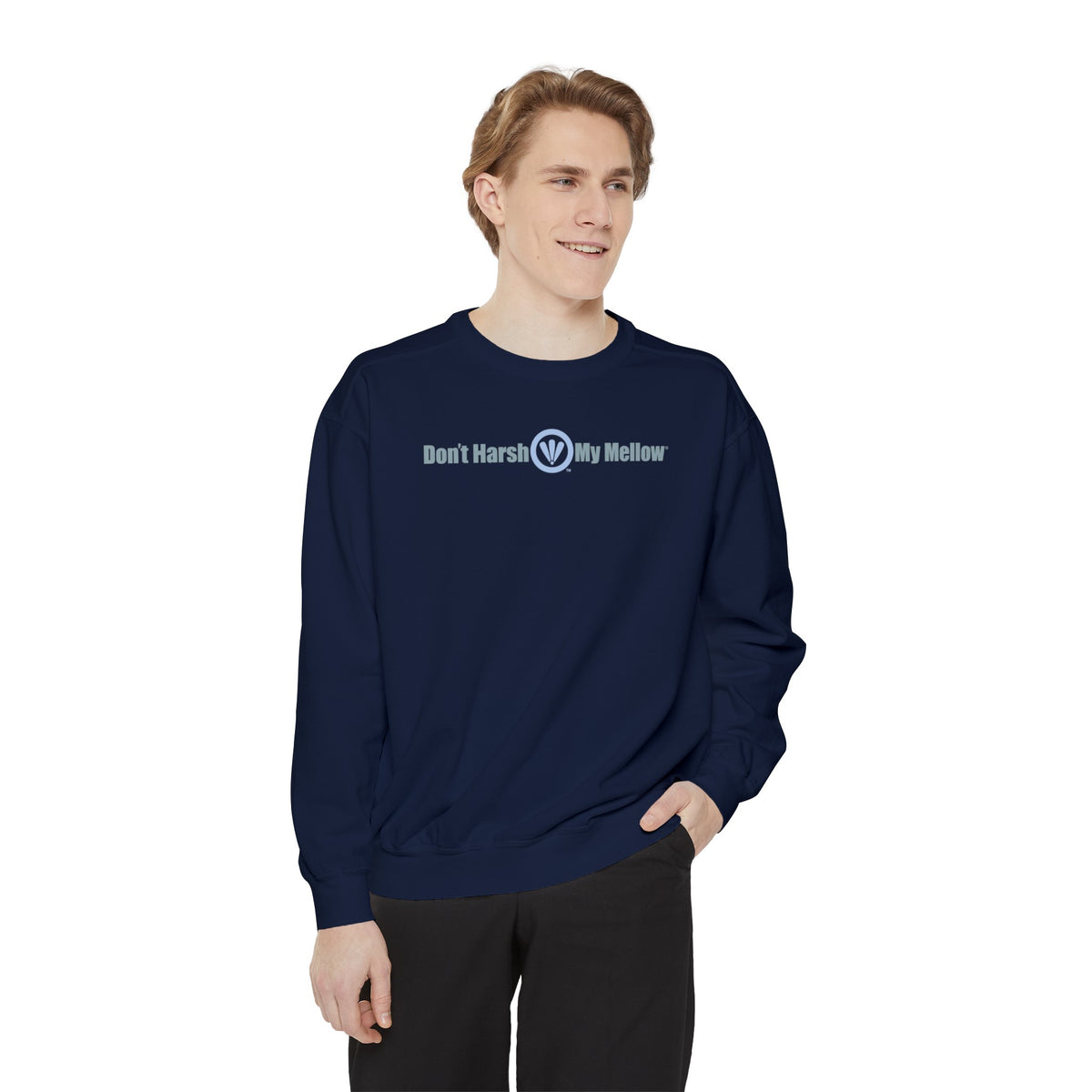 Kleidungsstückgefärbtes Sweatshirt für Herren 