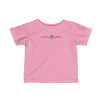 T-shirt unisexe à manches courtes en jersey fin pour bébé