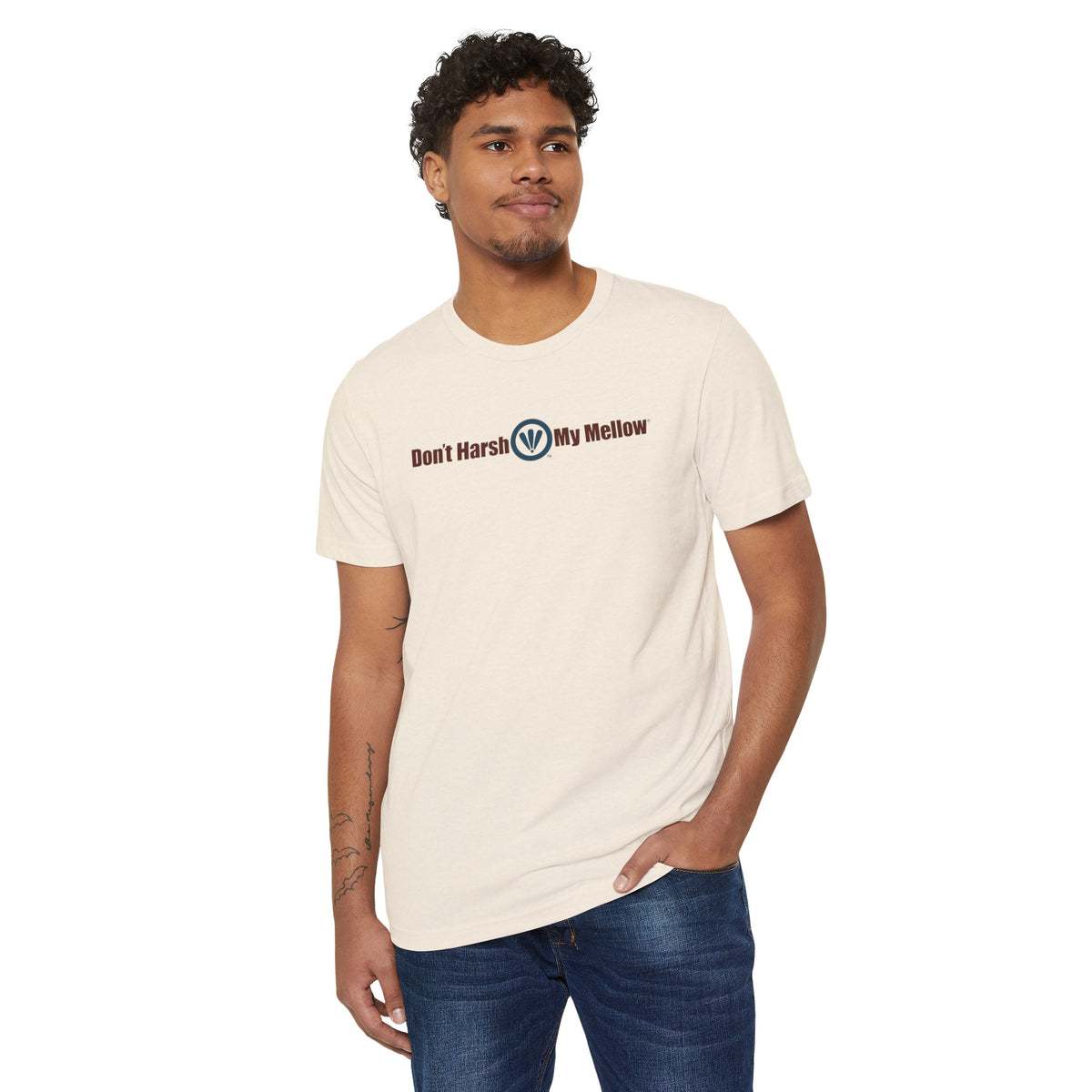 T-shirt en coton biologique recyclé pour homme 