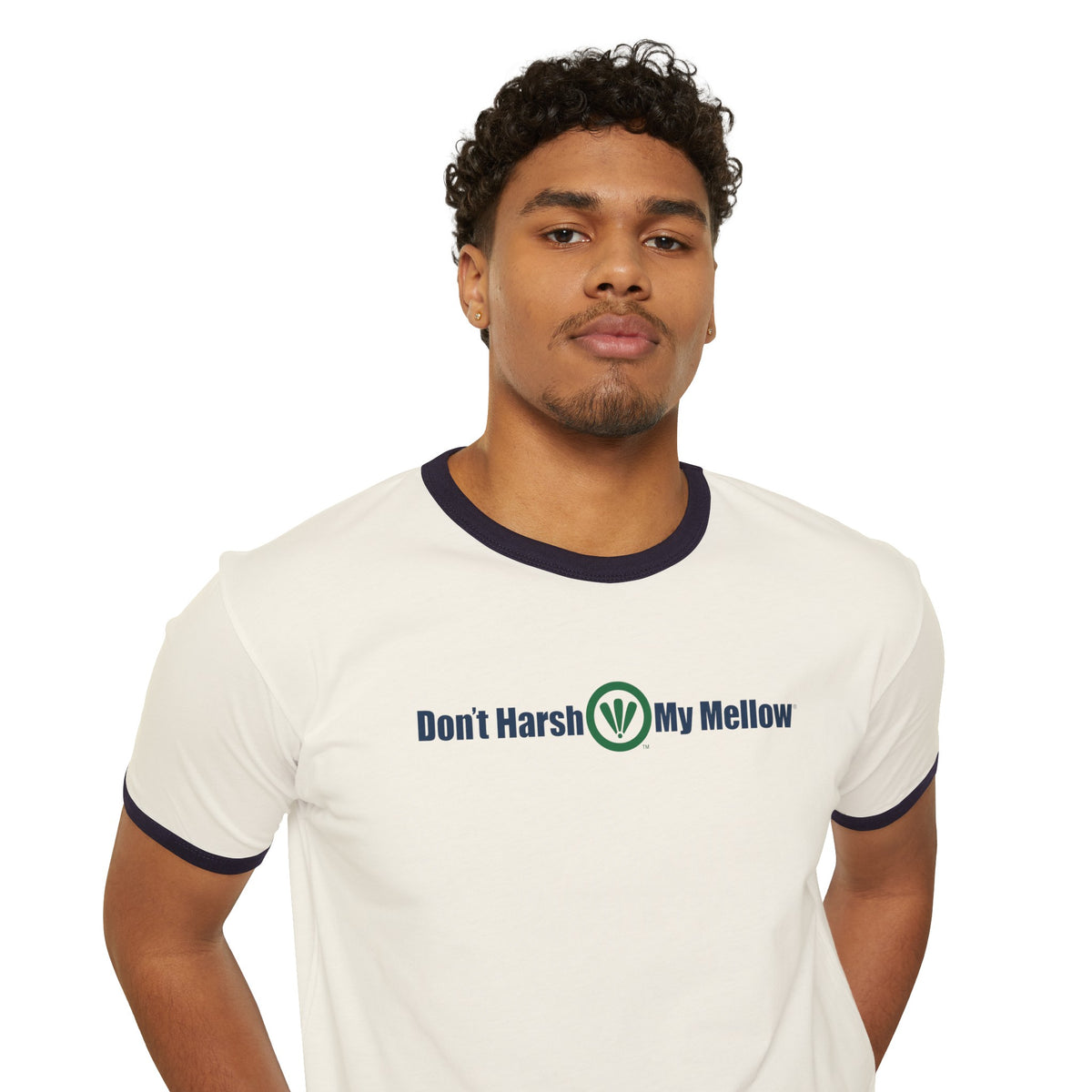 T-shirt en coton à rayures pour homme 