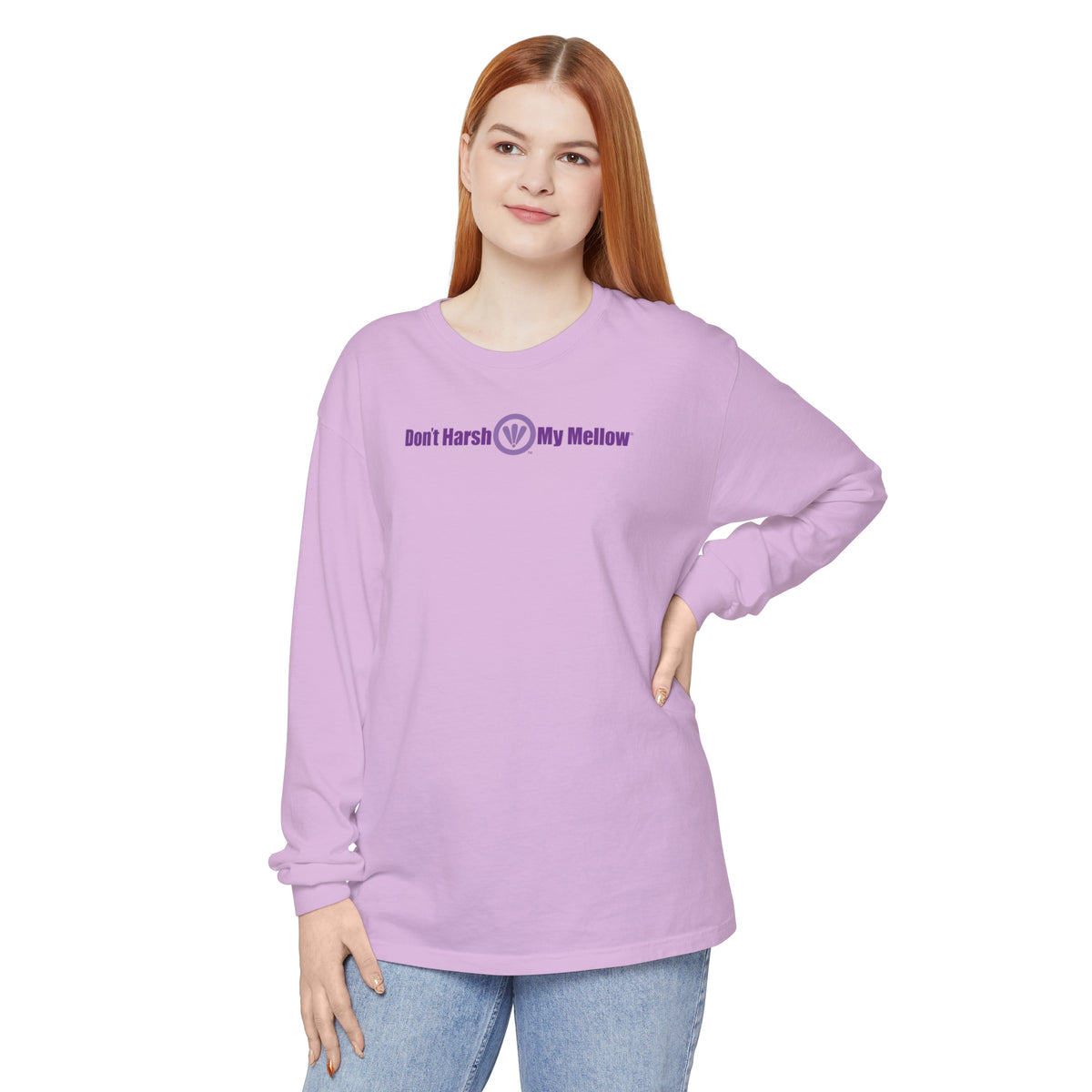 Women's Garment-dyed Long Sleeve T-Shirt