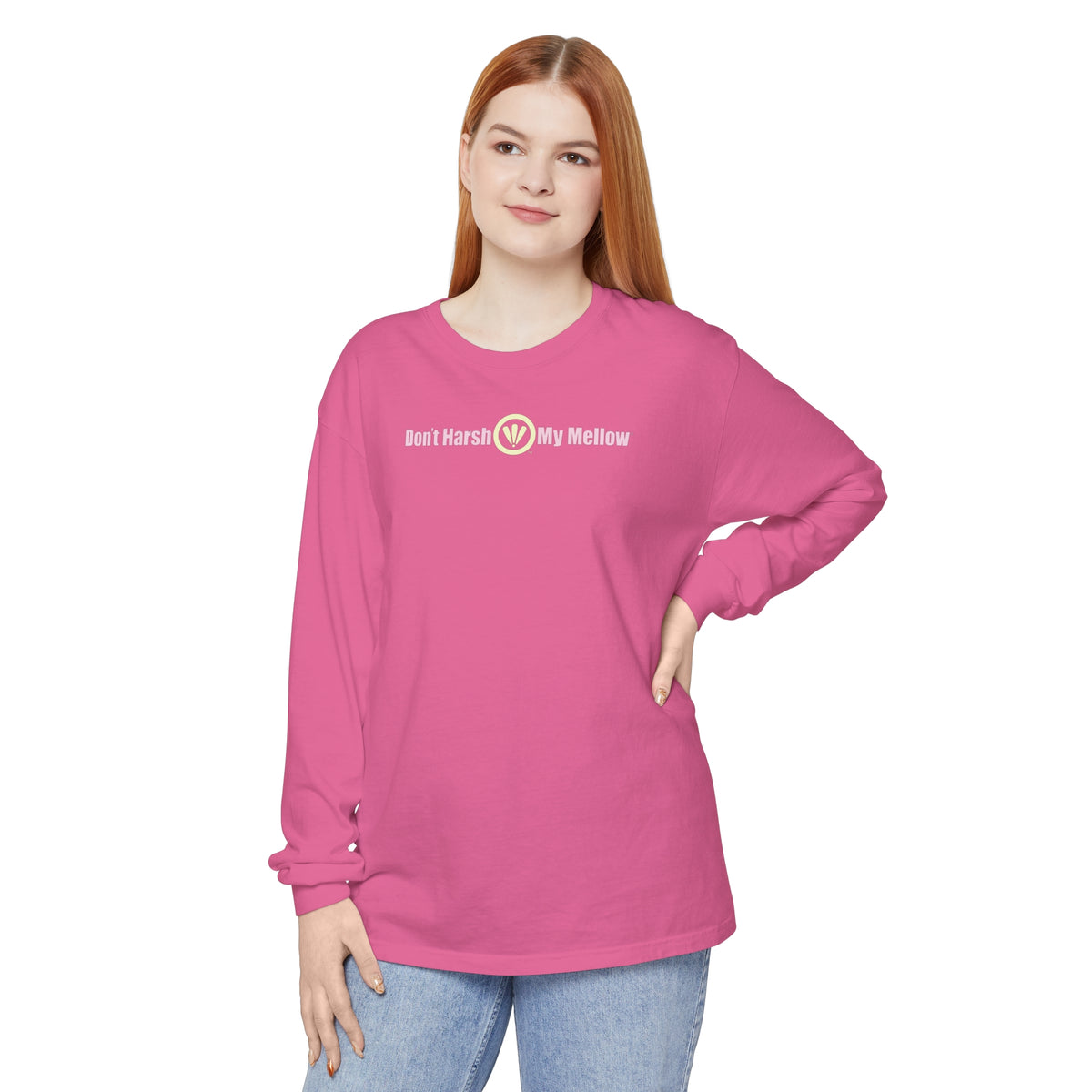 Women's Garment-dyed Long Sleeve T-Shirt