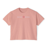 Kurzes Boxy-T-Shirt für Damen 