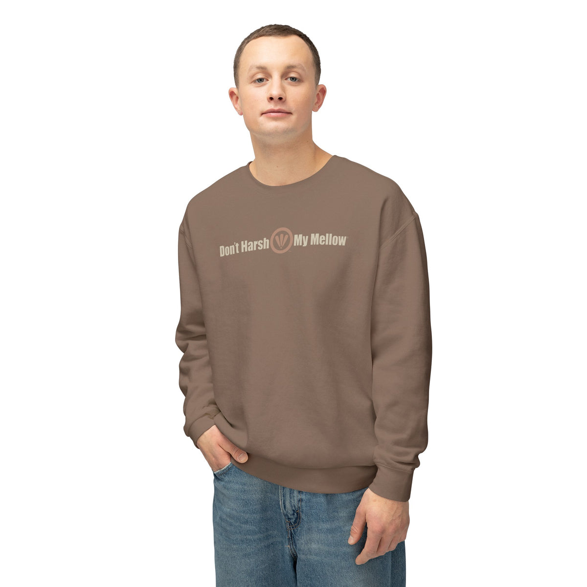 Leichtes Rundhals-Sweatshirt für Herren 